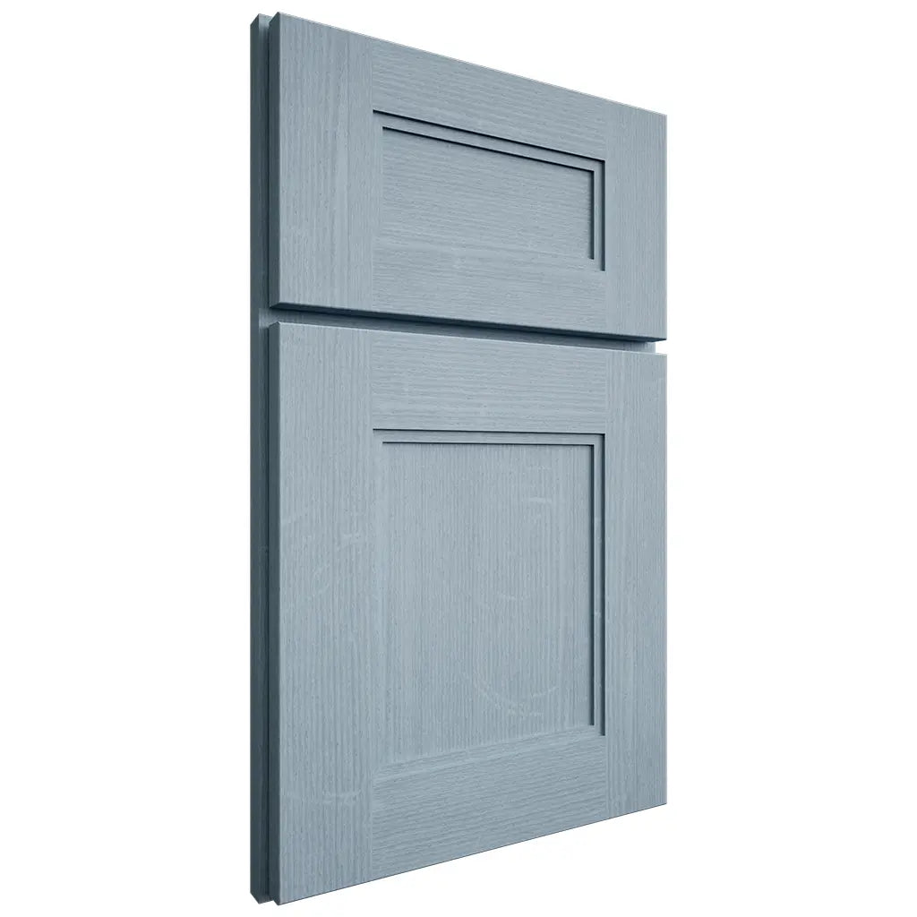 Shiloh Cabinetry Full Overlay Tahoe White Oak Quarter Sawn Sky Door