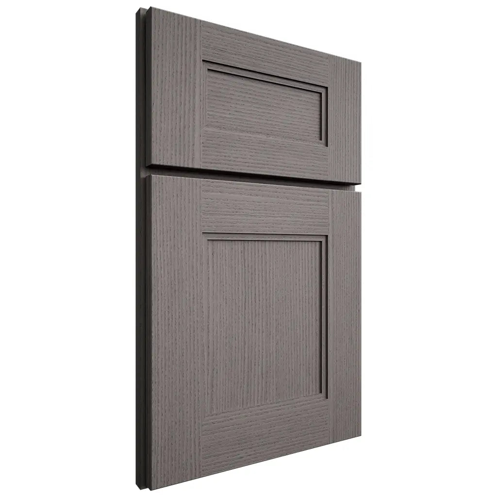 Shiloh Cabinetry Full Overlay Tahoe White Oak Rift Cut Flagstone Door