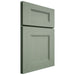 Shiloh Cabinetry Full Overlay Tahoe White Oak Rift Cut Moss Door