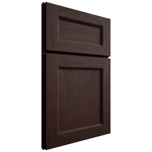 Shiloh Cabinetry Full Overlay Ward Alder Plain Cut Bistre Door