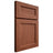 Shiloh Cabinetry Full Overlay Ward Alder Plain Cut Sierra Door