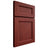 Shiloh Cabinetry Full Overlay Ward Cherry Plain Cut Red Door