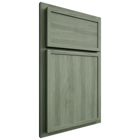 Shiloh Cabinetry Full Overlay Ward Hickory Plain Cut Moss Door