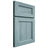 Shiloh Cabinetry Full Overlay Ward Hickory Plain Cut Sky Door