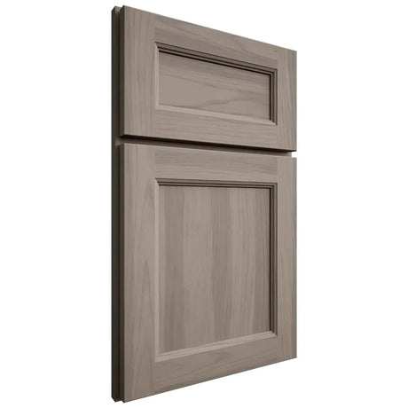 Shiloh Cabinetry Full Overlay Ward Hickory Plain Cut Sterling Door