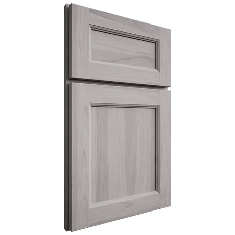 Shiloh Cabinetry Full Overlay Ward Hickory Plain Cut Stratus Door