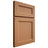 Shiloh Cabinetry Full Overlay Ward Maple Plain Cut Cashmere Door
