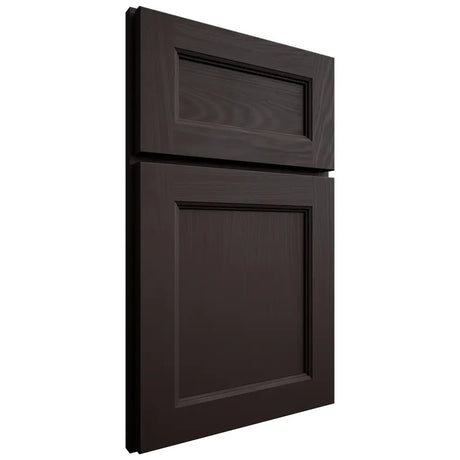 Shiloh Cabinetry Full Overlay Ward Maple Plain Cut Espresso Door