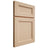 Shiloh Cabinetry Full Overlay Ward Maple Plain Cut Natural Door