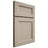 Shiloh Cabinetry Full Overlay Ward Maple Plain Cut Pebble Door