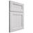Shiloh Cabinetry Full Overlay Ward Paintable Arctic Door