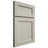 Shiloh Cabinetry Full Overlay Ward Paintable Clary Sage Door