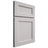 Shiloh Cabinetry Full Overlay Ward Paintable Light French Gray Door