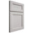 Shiloh Cabinetry Full Overlay Ward Paintable Mindful Gray Door