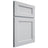 Shiloh Cabinetry Full Overlay Ward Paintable Niebla Azul Door