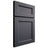 Shiloh Cabinetry Full Overlay Ward Paintable Outerspace Door
