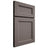 Shiloh Cabinetry Full Overlay Ward Poplar Plain Cut Heatherstone Door