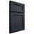 Shiloh Cabinetry Full Overlay Ward Poplar Plain Cut Hudson Door