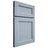 Shiloh Cabinetry Full Overlay Ward Poplar Plain Cut Sky Door