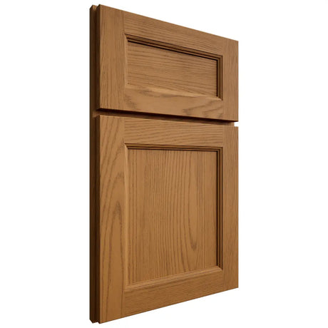 Shiloh Cabinetry Full Overlay Ward Red Oak Plain Cut Autumn Door