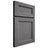 Shiloh Cabinetry Full Overlay Ward Red Oak Plain Cut Cadet Door