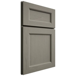 Shiloh Cabinetry Full Overlay Ward Walnut Plain Cut Thyme Door