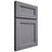 Shiloh Cabinetry Full Overlay Ward White Oak Plain Cut Cadet Door