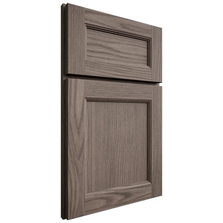 Shiloh Cabinetry Full Overlay Ward White Oak Plain Cut Clay Door