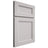 Shiloh Cabinetry Full Overlay Ward White Oak Plain Cut Cotton Door