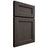 Shiloh Cabinetry Full Overlay Ward White Oak Plain Cut Creekside Door