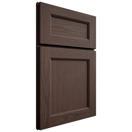 Shiloh Cabinetry Full Overlay Ward White Oak Plain Cut Dusk Door