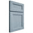 Shiloh Cabinetry Full Overlay Ward White Oak Plain Cut Sky Door