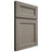 Shiloh Cabinetry Full Overlay Ward White Oak Plain Cut Thyme Door