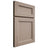 Shiloh Cabinetry Full Overlay Ward White Oak Plain Cut Whitewash Door
