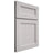 Shiloh Cabinetry Full Overlay Ward White Oak Quarter Sawn Cotton Door
