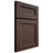 Shiloh Cabinetry Full Overlay Ward White Oak Quarter Sawn Dusk Door
