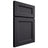 Shiloh Cabinetry Full Overlay Ward White Oak Quarter Sawn Harbor Door
