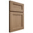 Shiloh Cabinetry Full Overlay Ward White Oak Quarter Sawn Natural Door