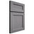 Shiloh Cabinetry Full Overlay Ward White Oak Quarter Sawn Sterling Door