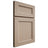 Shiloh Cabinetry Full Overlay Ward White Oak Quarter Sawn Straw Door