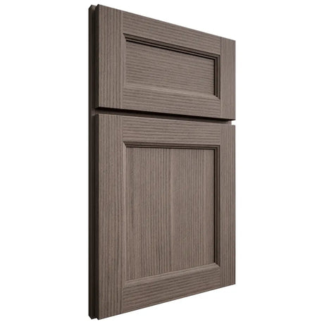 Shiloh Cabinetry Full Overlay Ward White Oak Rift Cut Clay Door