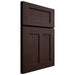 Shiloh Cabinetry Full Overlay Wilmington Alder Plain Cut Bistre Door