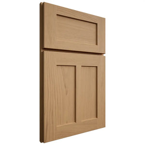 Shiloh Cabinetry Full Overlay Wilmington Alder Plain Cut Natural Door