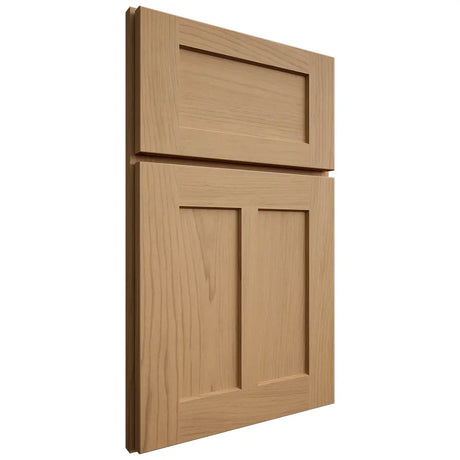 Shiloh Cabinetry Full Overlay Wilmington Alder Plain Cut Natural Door