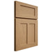 Shiloh Cabinetry Full Overlay Wilmington Alder Plain Cut Natural Door