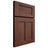 Shiloh Cabinetry Full Overlay Wilmington Cherry Plain Cut Bourbon Door