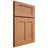 Shiloh Cabinetry Full Overlay Wilmington Cherry Plain Cut Natural Door