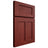Shiloh Cabinetry Full Overlay Wilmington Cherry Plain Cut Red Door