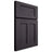 Shiloh Cabinetry Full Overlay Wilmington Hickory Plain Cut Harbor Door