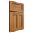 Shiloh Cabinetry Full Overlay Wilmington Hickory Plain Cut Medium Door